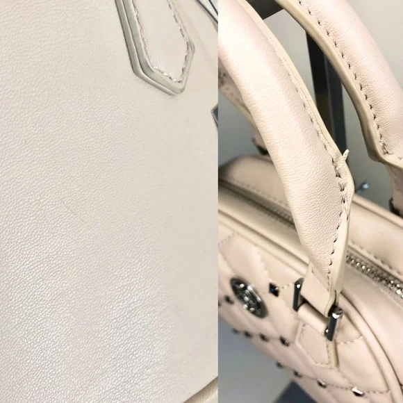 Badgley Mischka Quilted Crossbody Mini Bag with Silver-Tone Studs - Picture 6 of 16